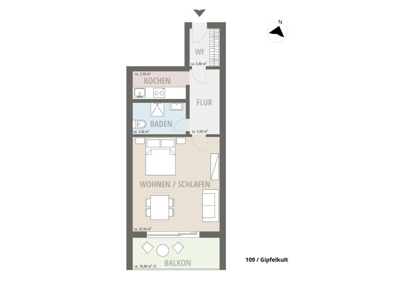 Kult Apartment - Gipfelkult Oberstdorf Luaran gambar